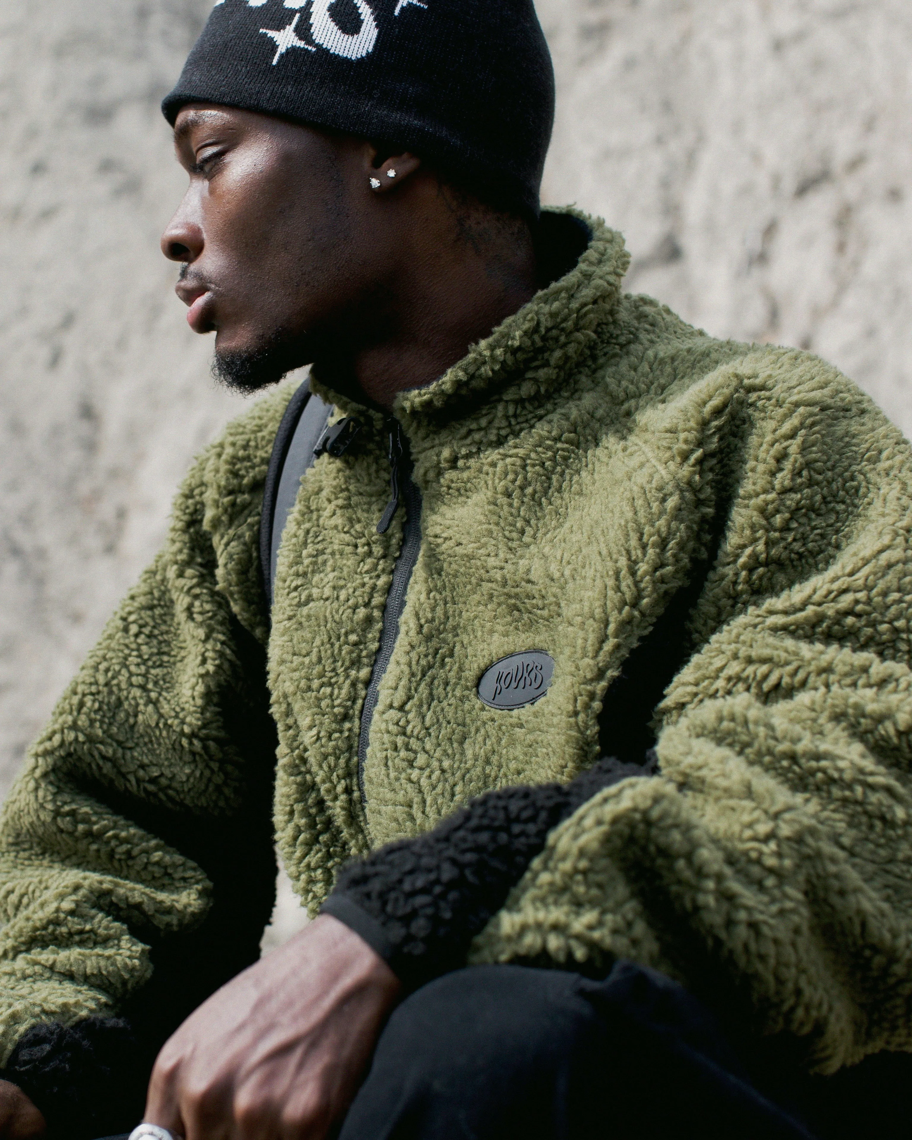 Sherpa Full Zip - Olive