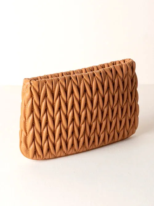 Shiraleah - Jody Zip Pouch - Tan