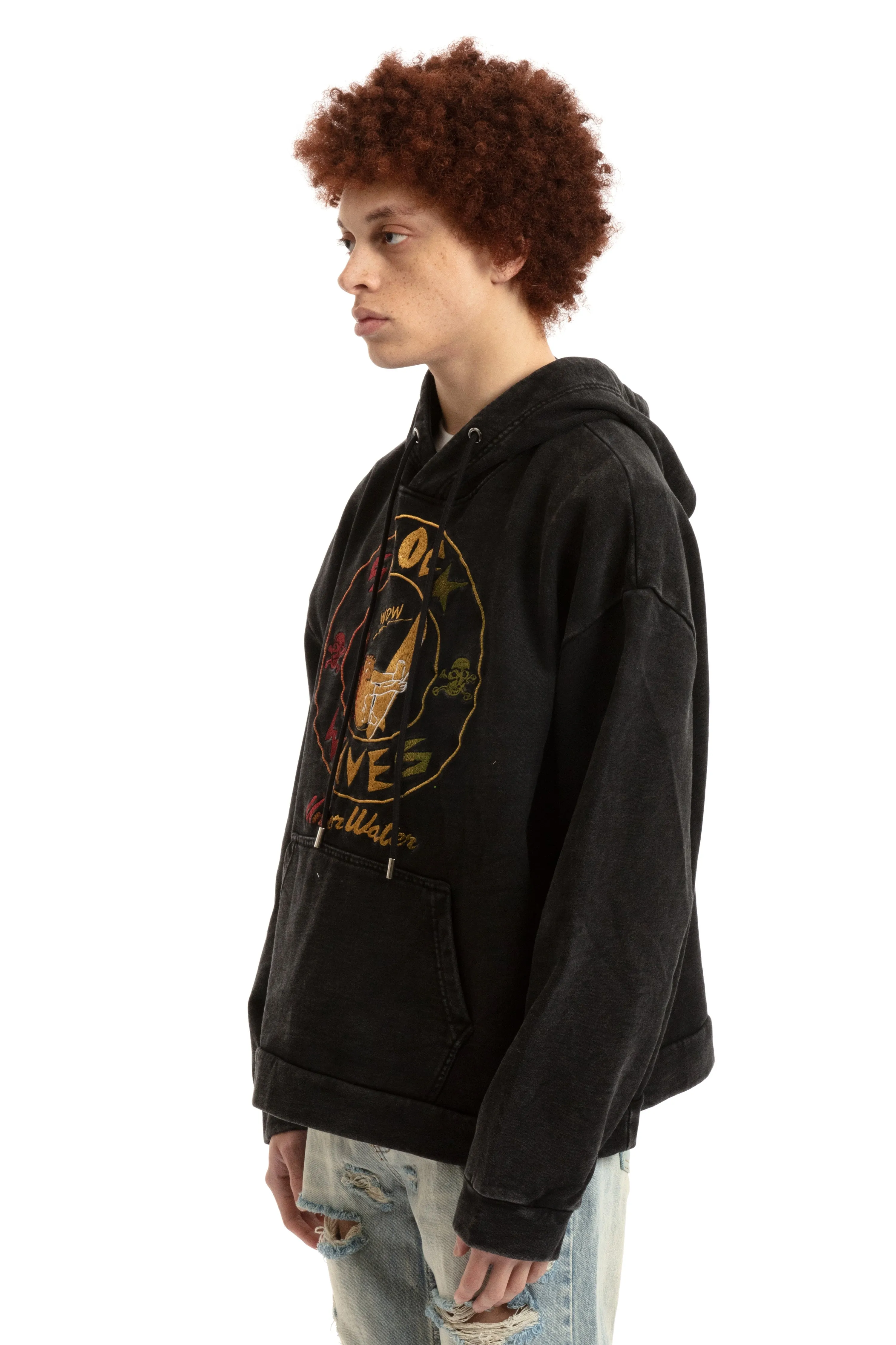 SHOCK WAVES HOODED PULLOVER