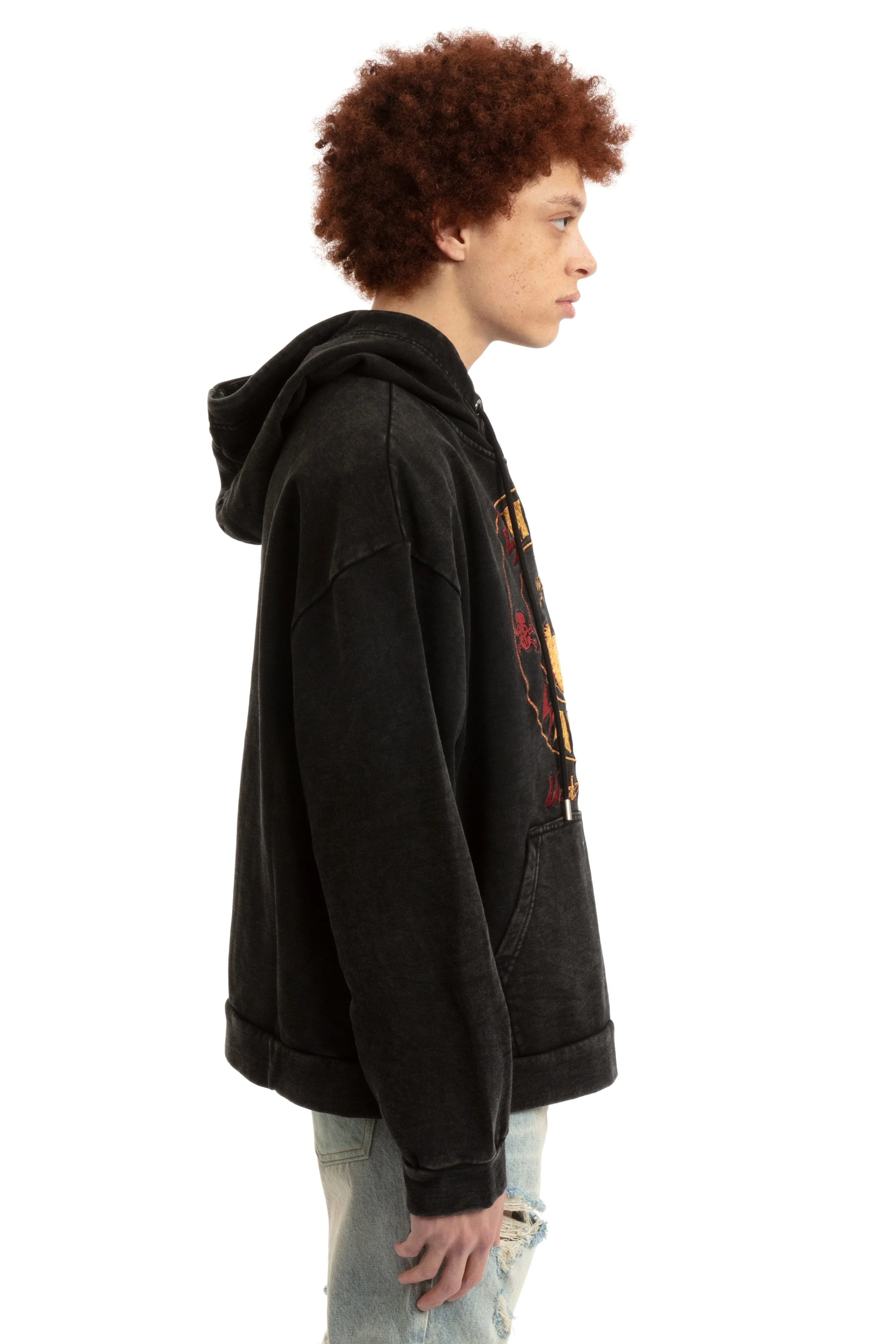 SHOCK WAVES HOODED PULLOVER
