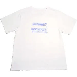 Short Straw Hammer Enby Fit T Shirt White