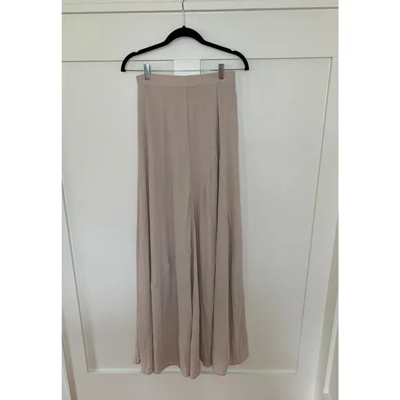 Show Me Your Mumu Princess Di Ballgown Maxi Skirt in Beige Small A-Line Party