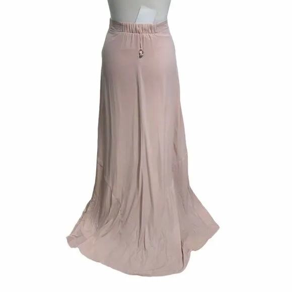 Show Me Your Mumu SMYM Princess Di Maxi Ballgown Skirt Dusty Blush Medium