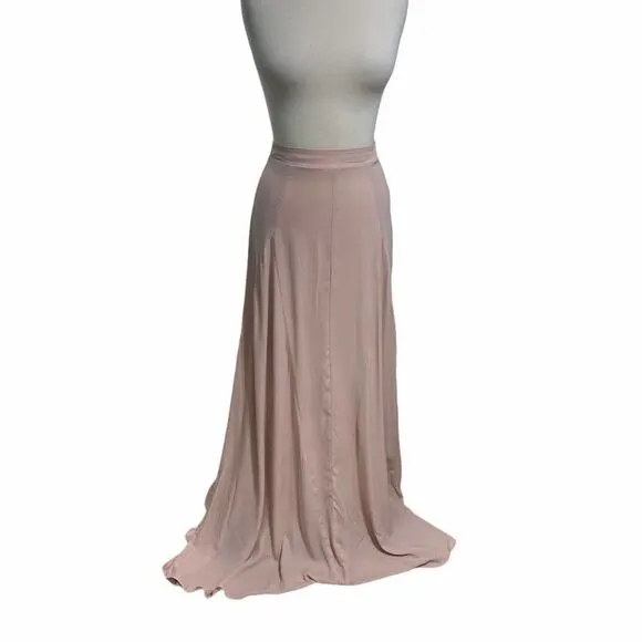 Show Me Your Mumu SMYM Princess Di Maxi Ballgown Skirt Dusty Blush Medium