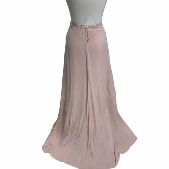 Show Me Your Mumu SMYM Princess Di Maxi Ballgown Skirt Dusty Blush Medium