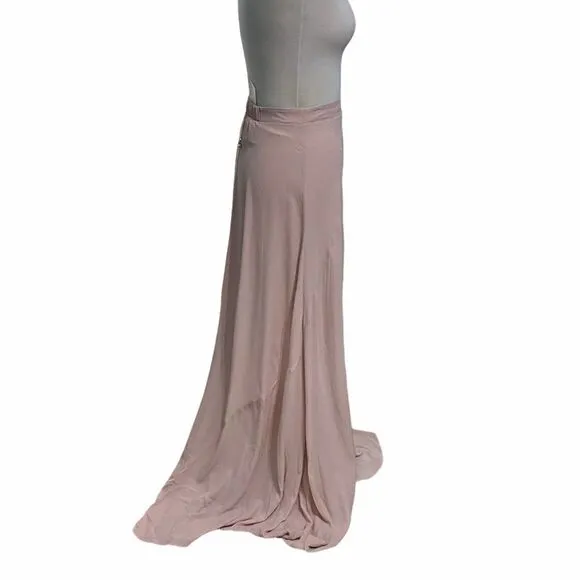 Show Me Your Mumu SMYM Princess Di Maxi Ballgown Skirt Dusty Blush Medium