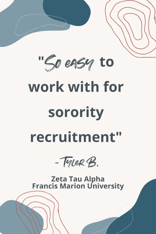 Sigma Delta Tau Recruitment Tank