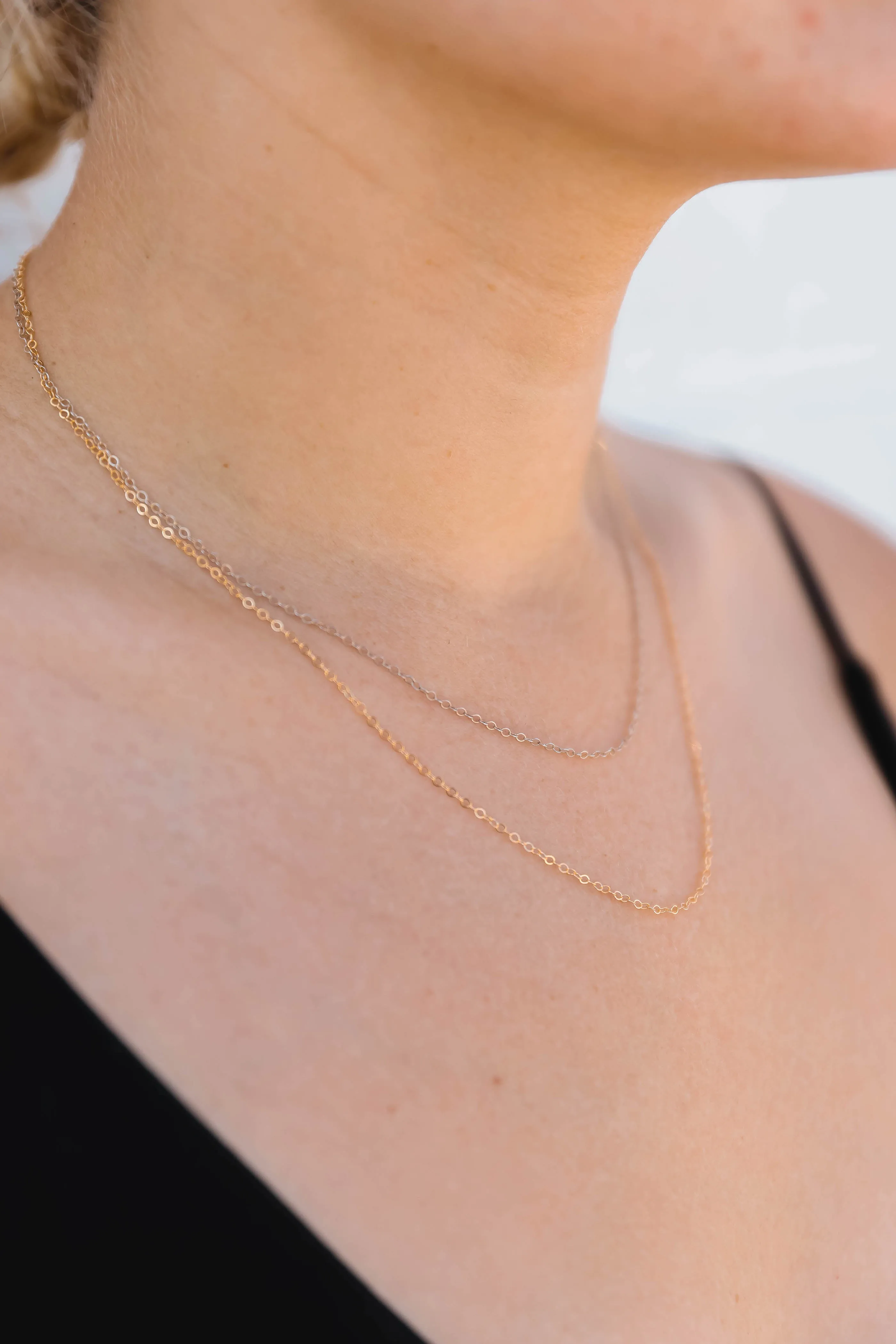 Silver Fine Cable Chain