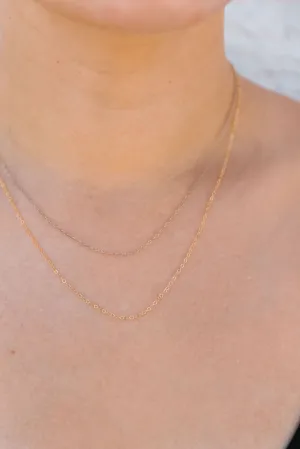 Silver Fine Cable Chain