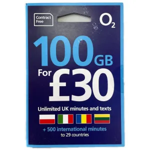 Sim Card Q2 100GB Data