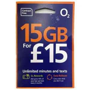 Sim Card Q2 15GB Data