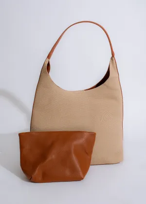 Simple But Chic Tote Bag Brown