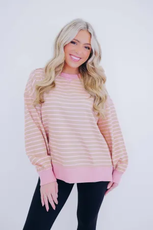 Skylar Striped Long Sleeve Top