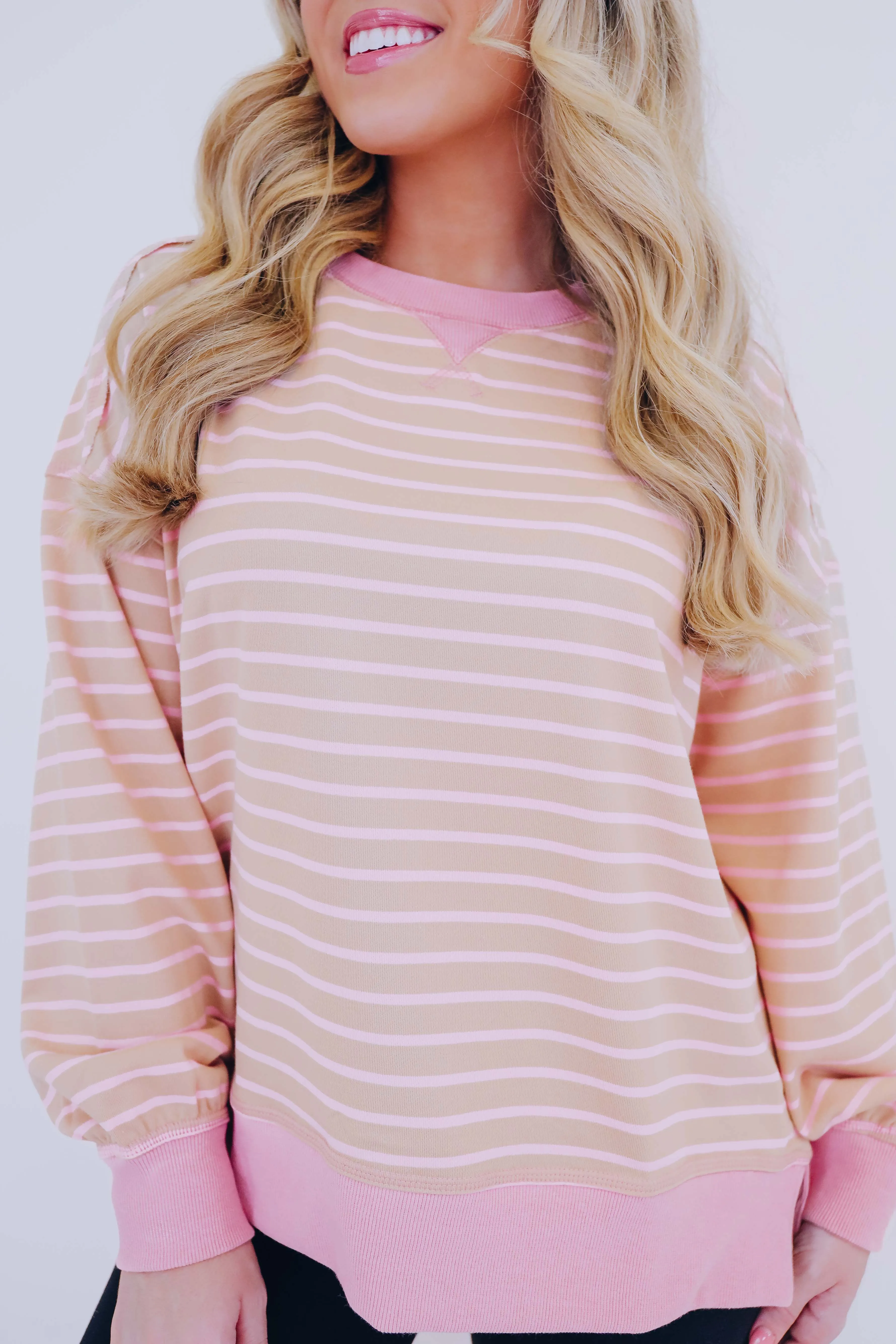 Skylar Striped Long Sleeve Top