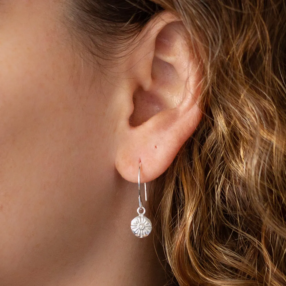 Small Silver Lucia Dangle Earrings