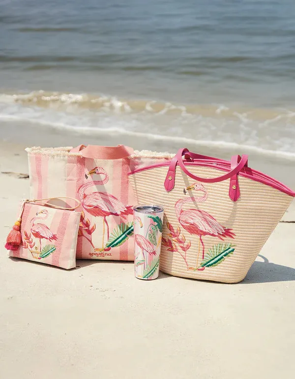 Spartina Flamingo Beach Tote