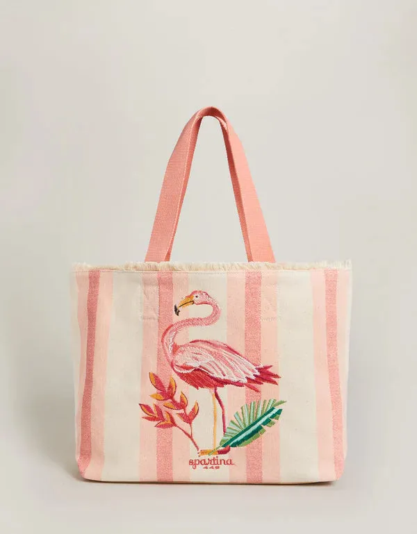 Spartina Flamingo Beach Tote
