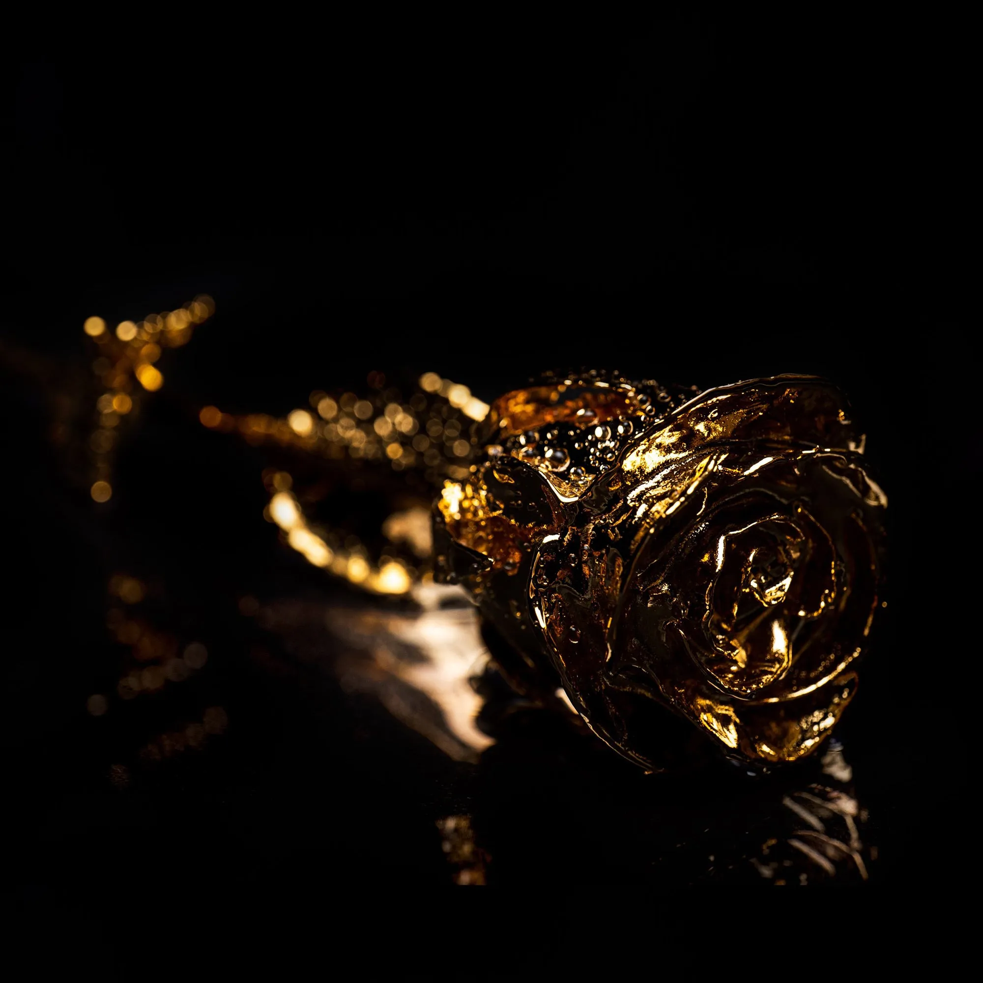 Specially Crafted 24k Gold Rose