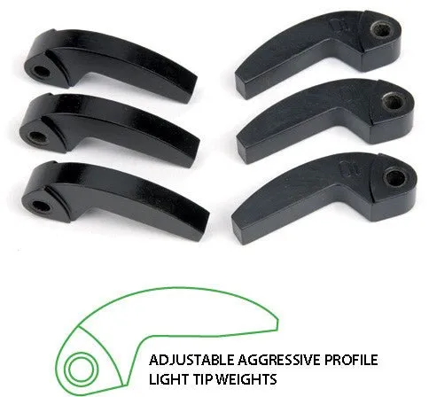 SPEEDWERX J3-2 3 Series Aggressive Profile Adjustable Machined Weight