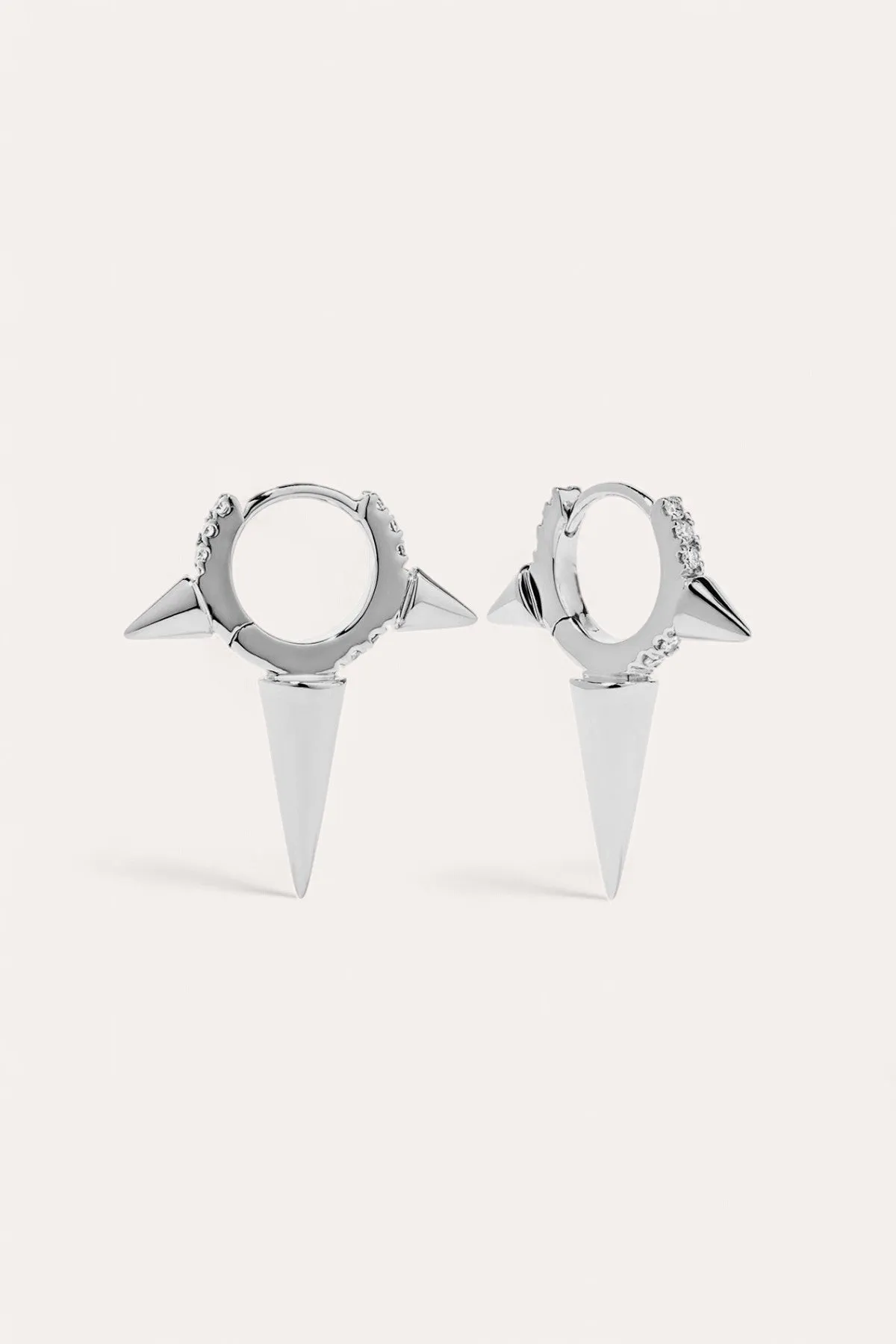 Spikes Earring (Silver)