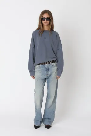 Staff Crew - Washed Dark Denim