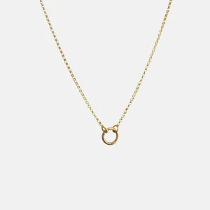 Standard Rolo Chain Necklace with Charm Holder