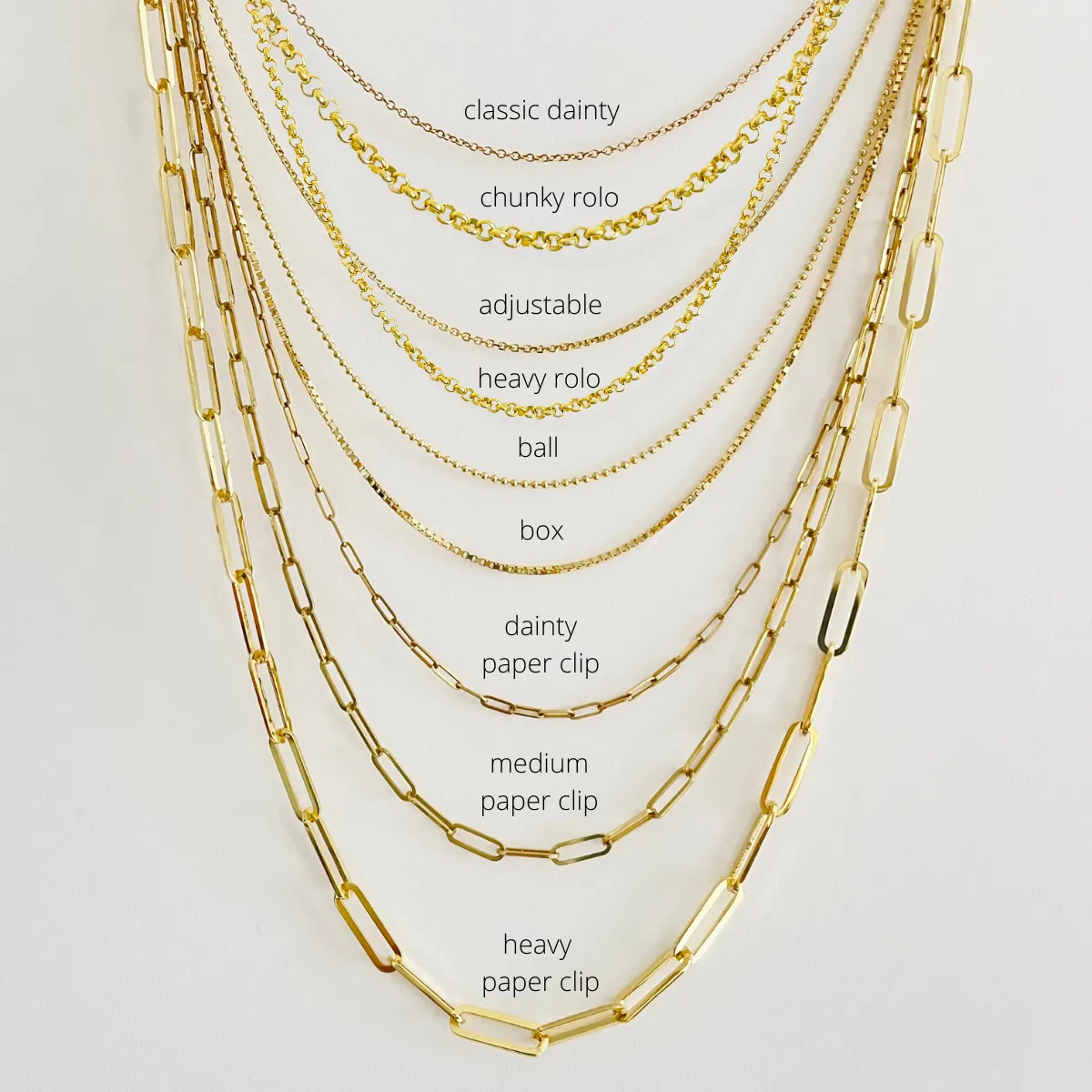 Standard Rolo Chain Necklace