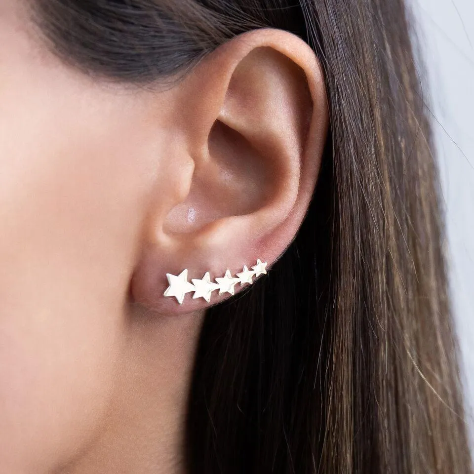 Stars Ear Climber 14K