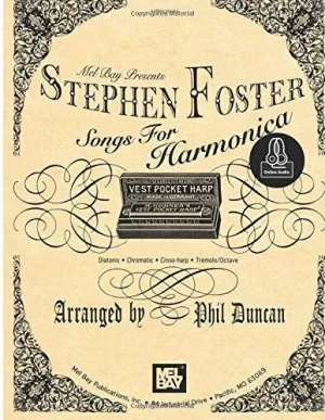 Stephen Foster Songs For Harmonica (Book   Online Audio)