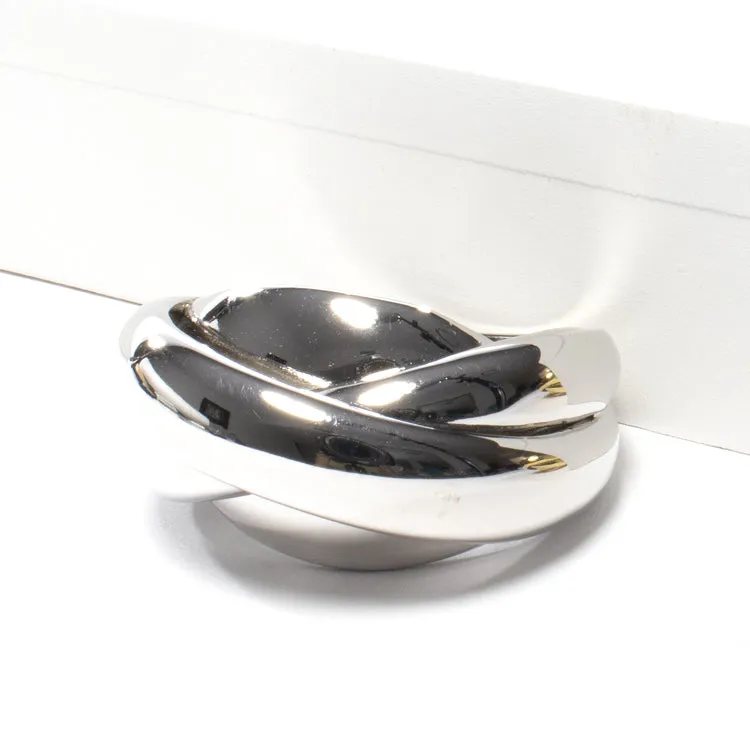 Sterling Silver Swirl Ring - Gold or Silver