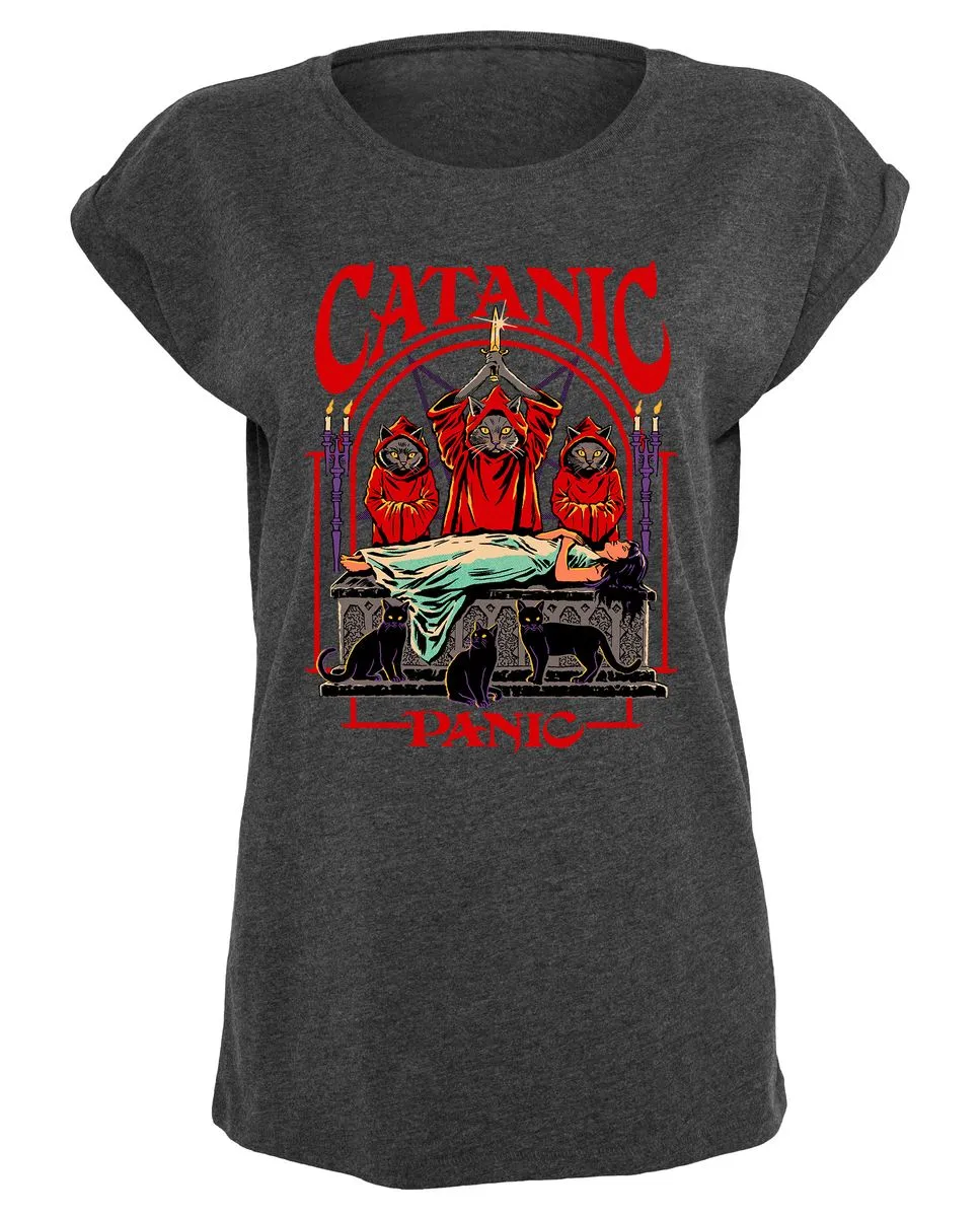 Steven Rhodes - Catanic Panic - Girlshirt