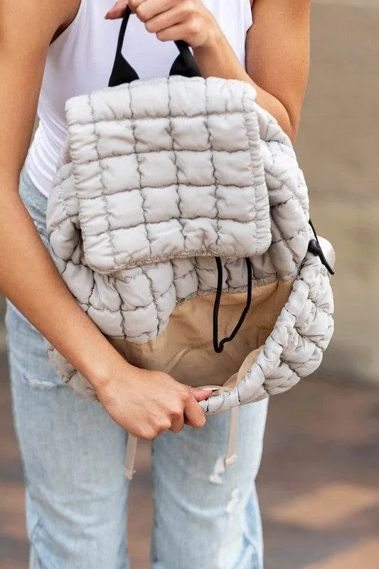 Stevie Quilted Puffer Backpacks