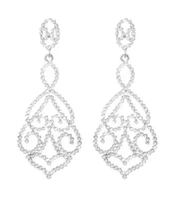 Stoned Drop Earrings