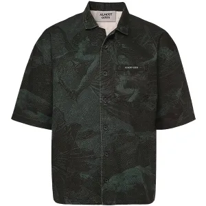 STONEWASHED "PROVIDENCE" SHIRT (GREEN)