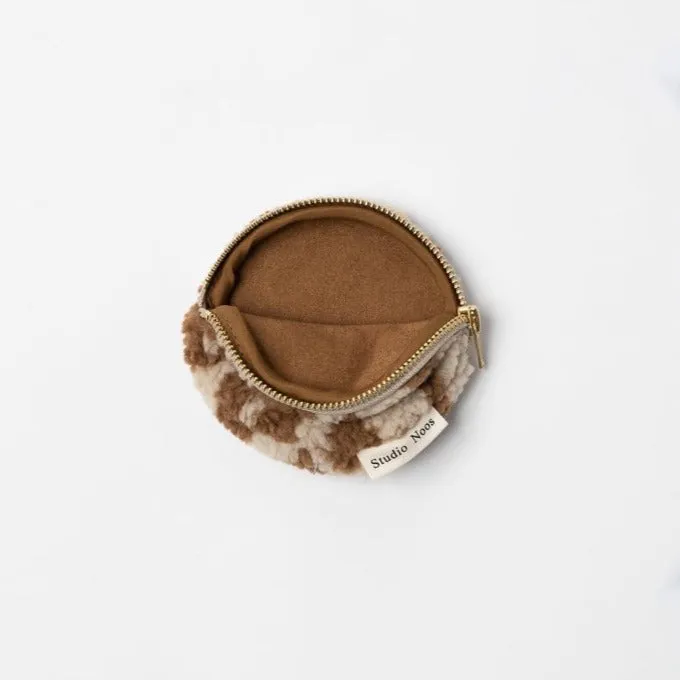 Studio Noos Circular Mama Purse Wallet (Leopard Teddy)