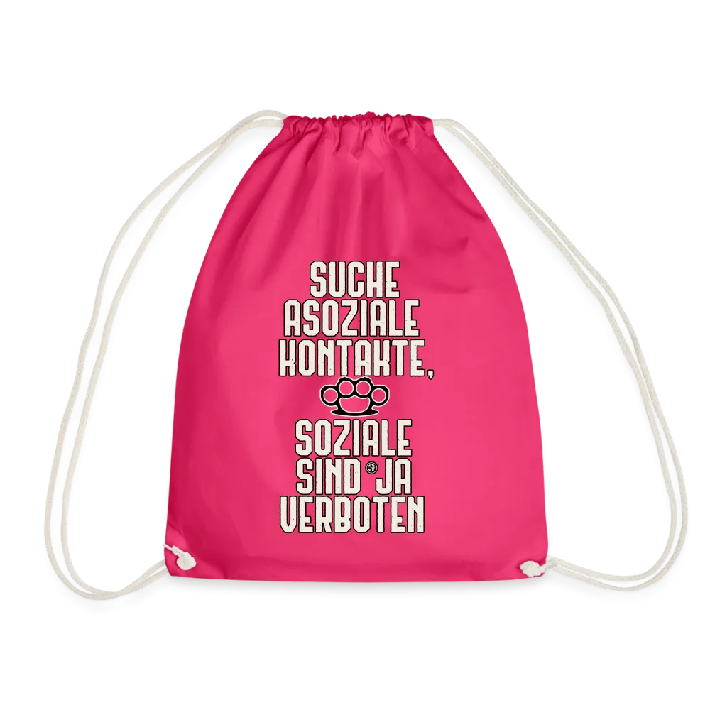 Suche asoziale Kontakte soziale sind ja verboten - Turnbeutel