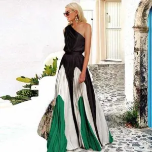 Summer Women Print Long Maxi Dresses