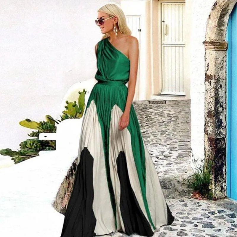 Summer Women Print Long Maxi Dresses