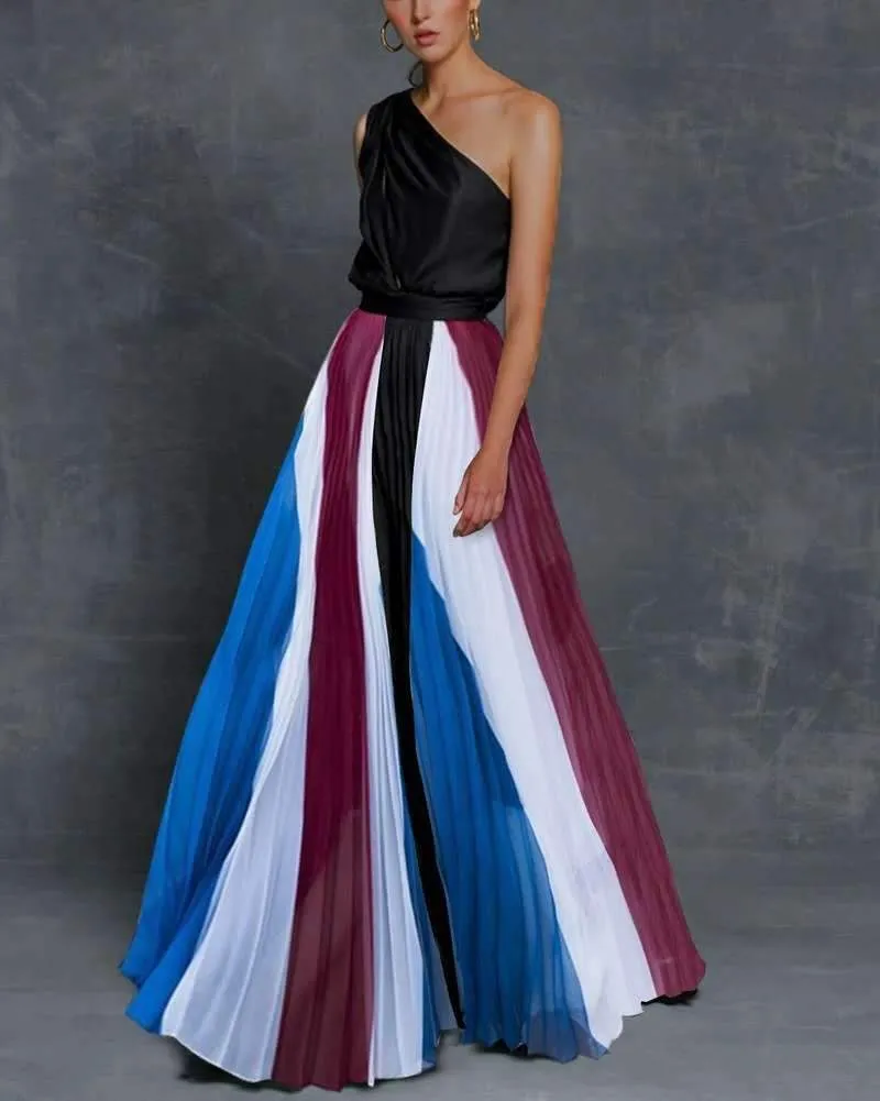 Summer Women Print Long Maxi Dresses