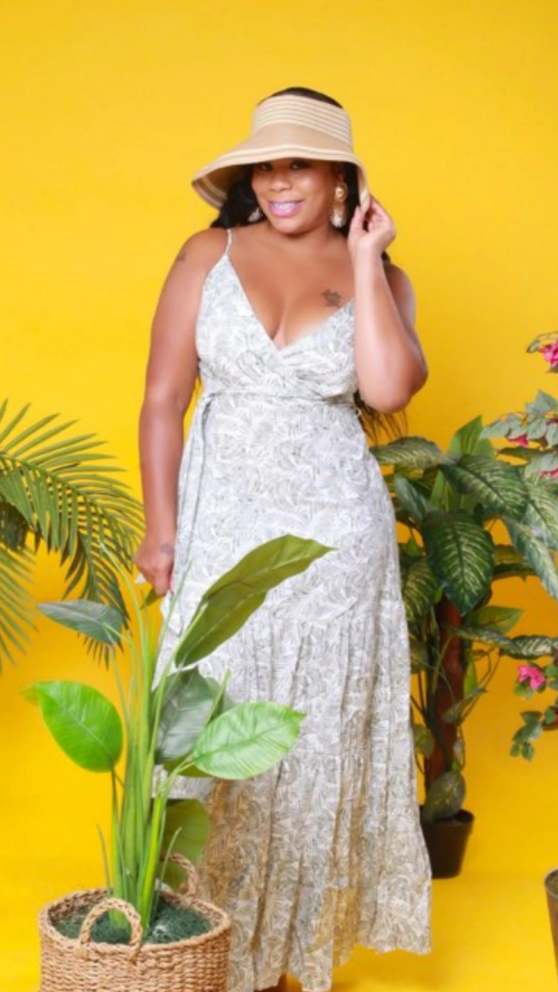 Sunday Special Floral Maxi | Green