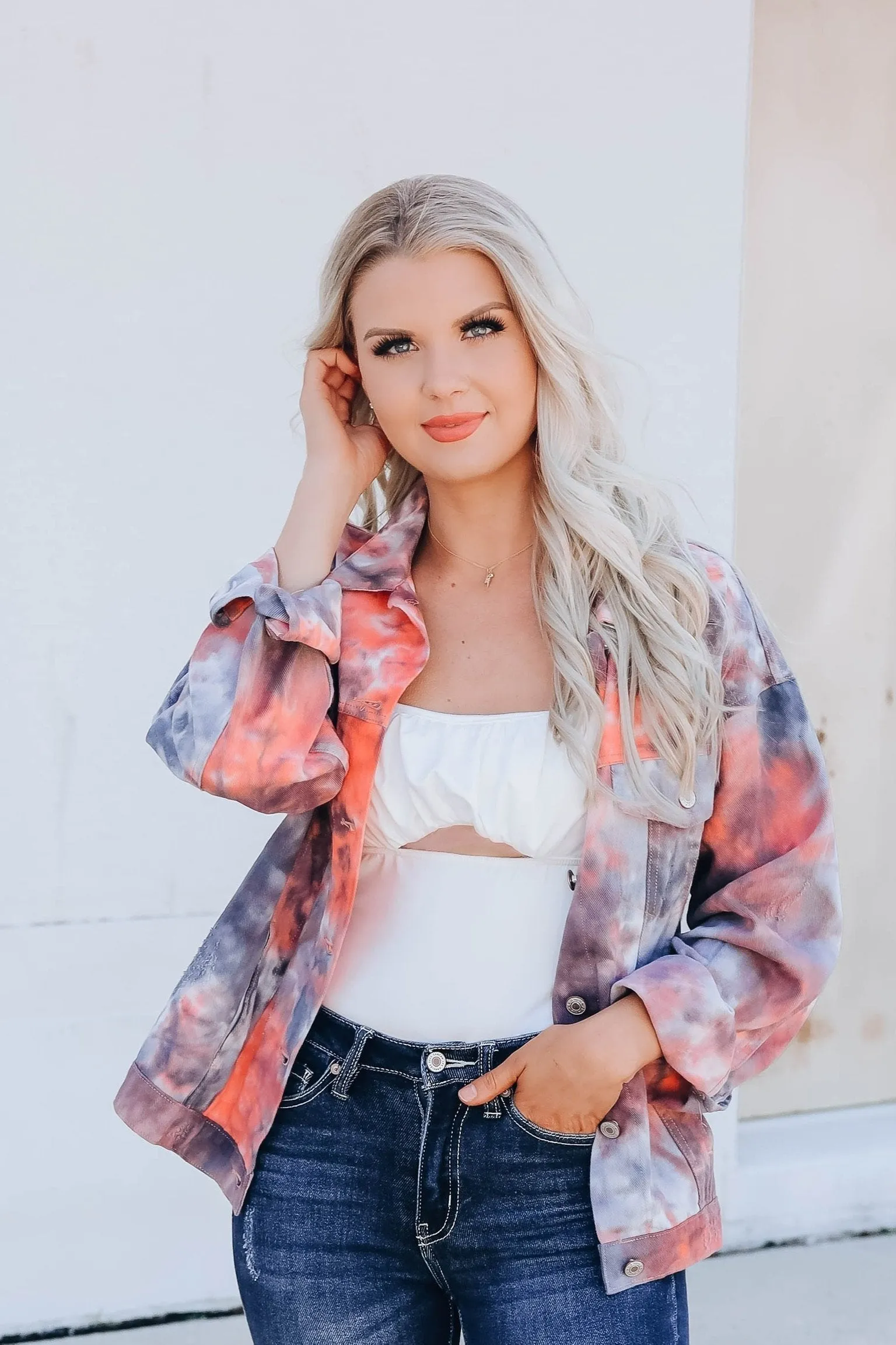 Sunsets & Bonfires Denim Jacket S/M-2X/3X