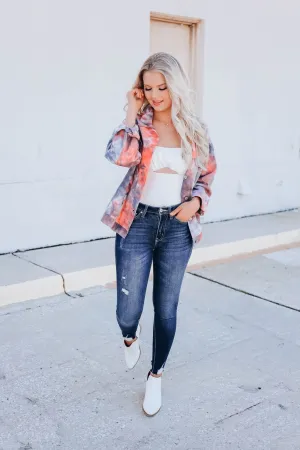 Sunsets & Bonfires Denim Jacket S/M-2X/3X