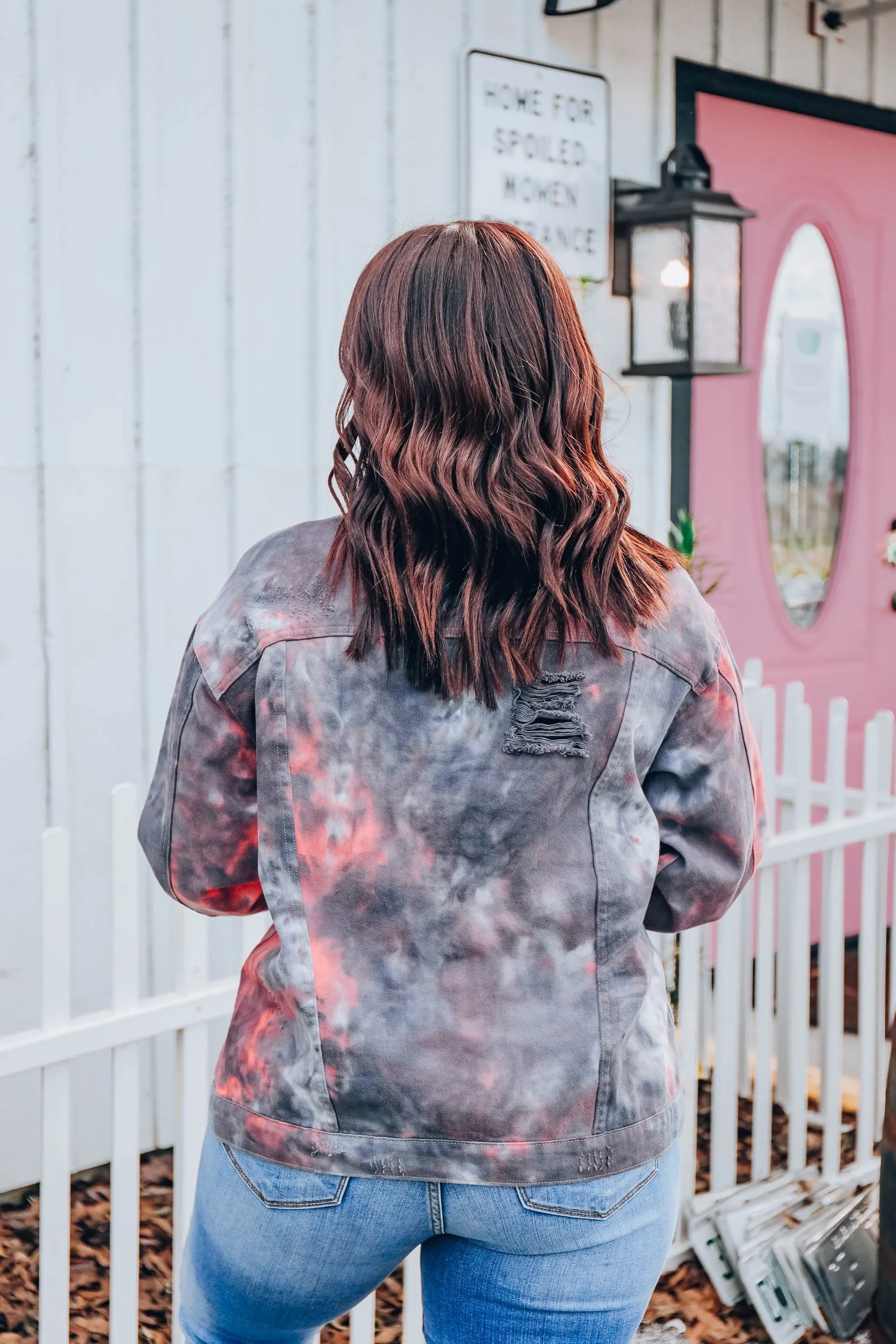 Sunsets & Bonfires Denim Jacket S/M-2X/3X