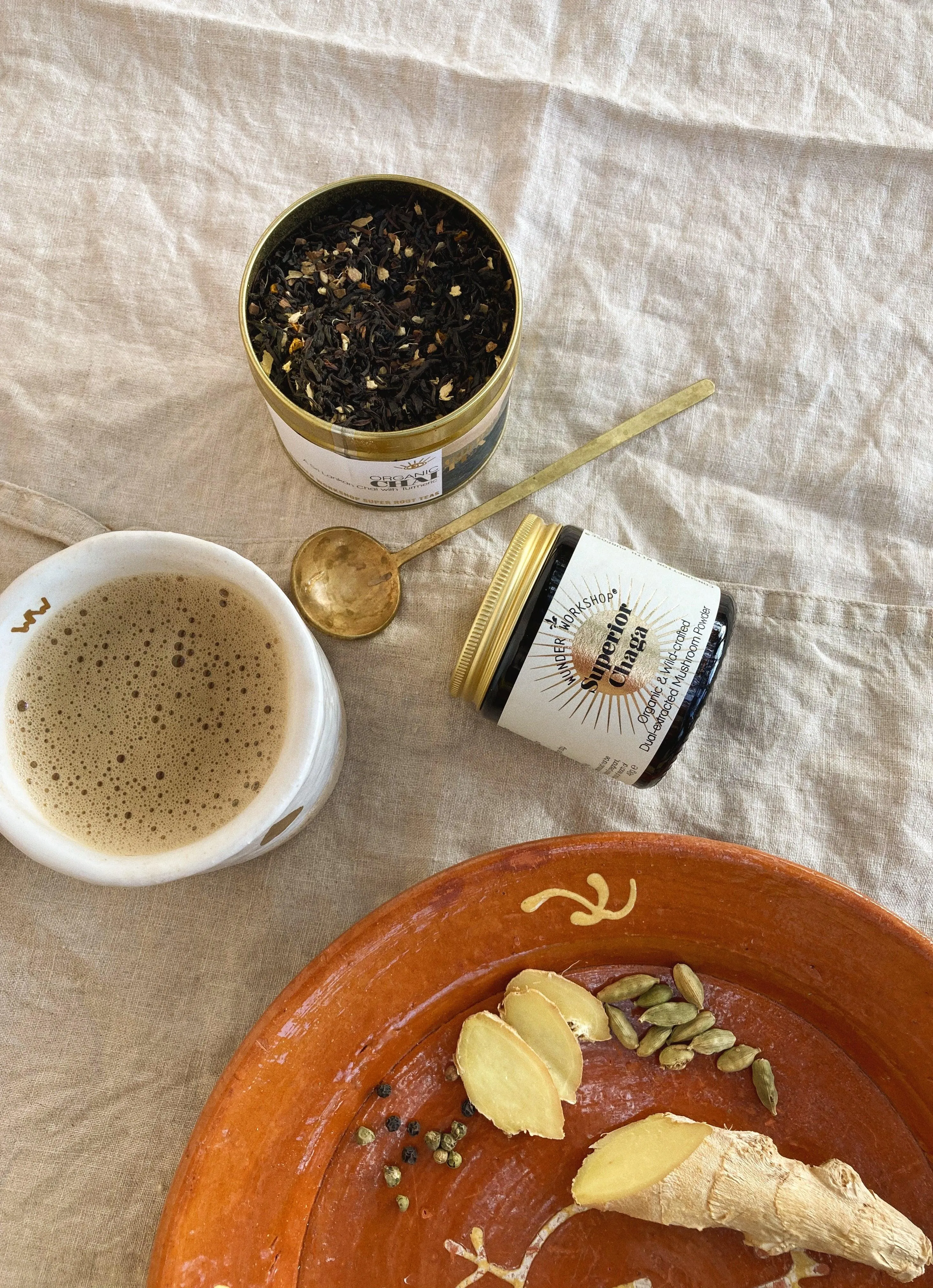 SUPERIOR CHAGA - Wild-Crafted, dual-extracted mushroom powder