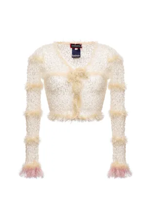 Swan Handmade Knit Sweater