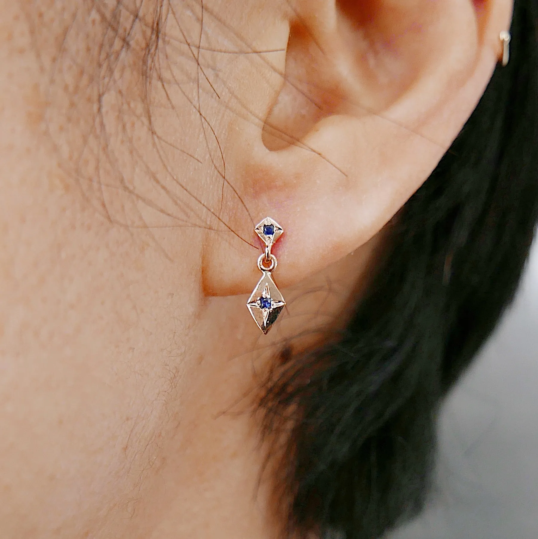 Sway With Me Sapphire Earring