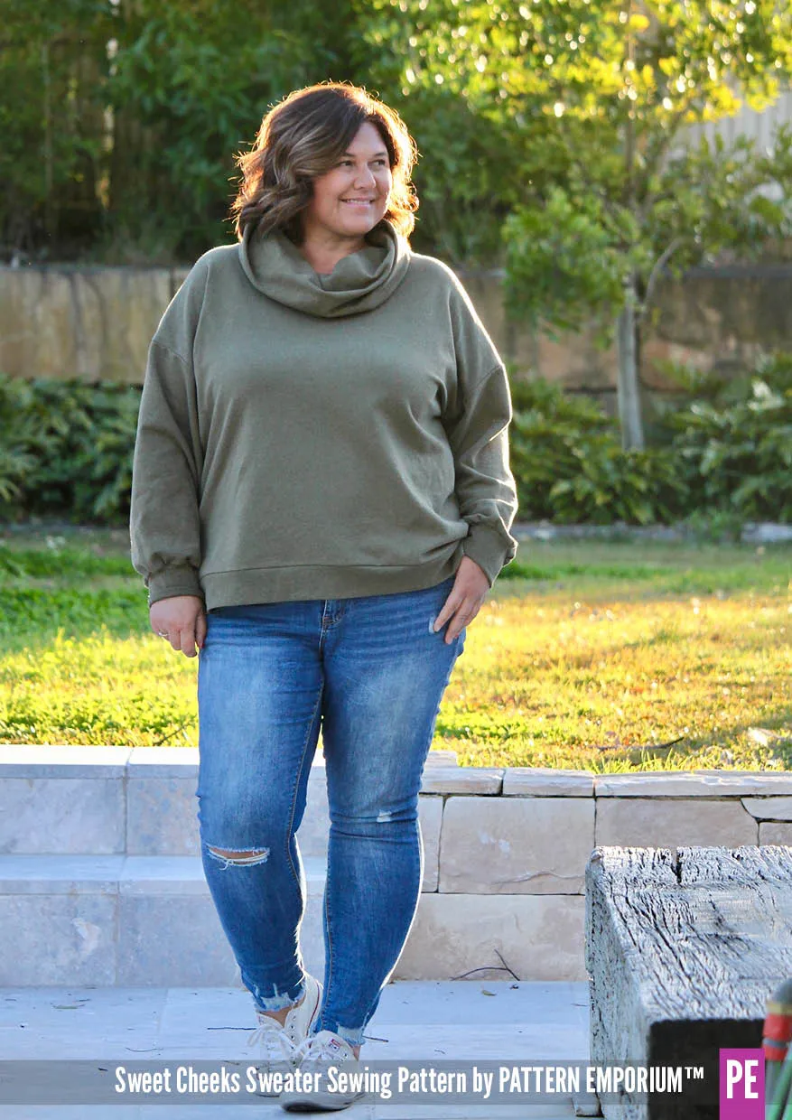 Sweet Cheeks | Roomy Sweater Sewing Pattern