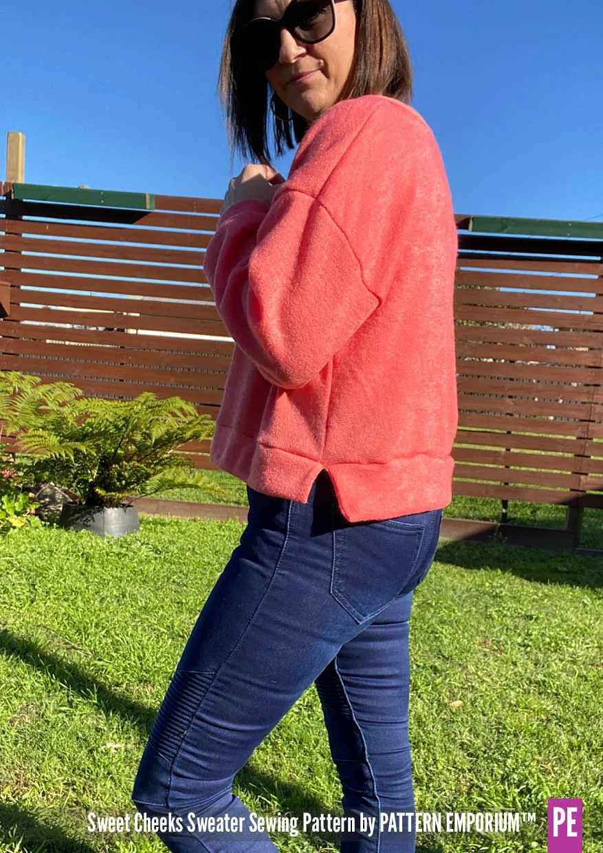 Sweet Cheeks | Roomy Sweater Sewing Pattern