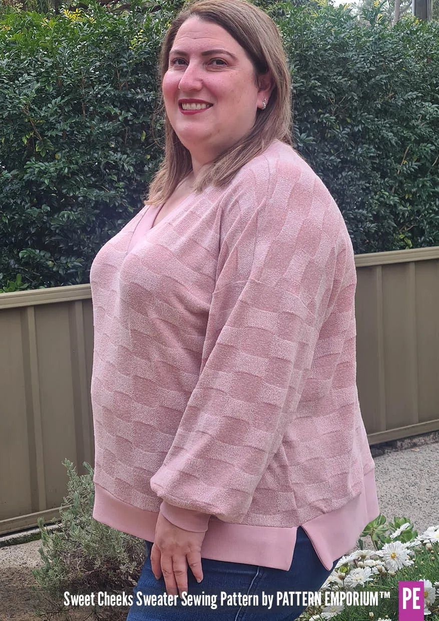 Sweet Cheeks | Roomy Sweater Sewing Pattern