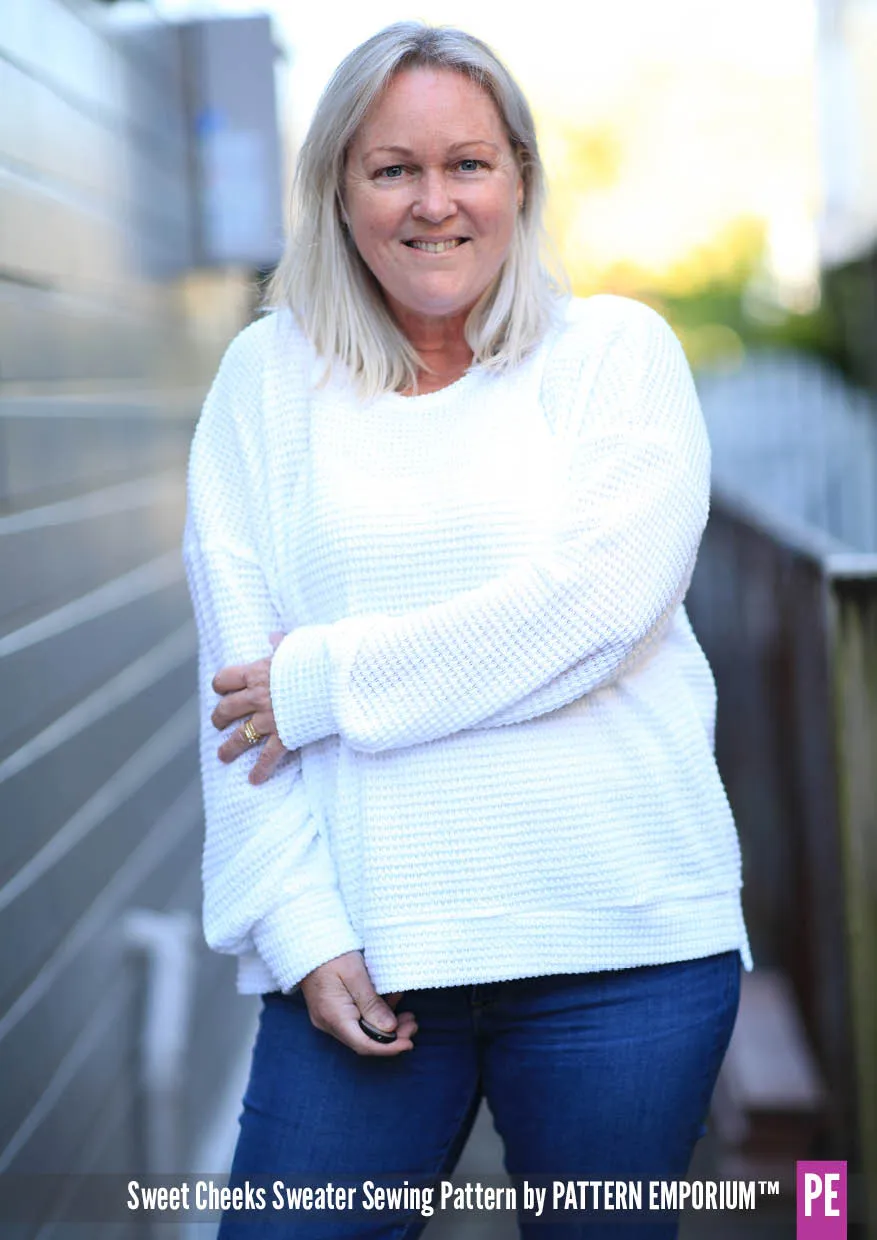 Sweet Cheeks | Roomy Sweater Sewing Pattern